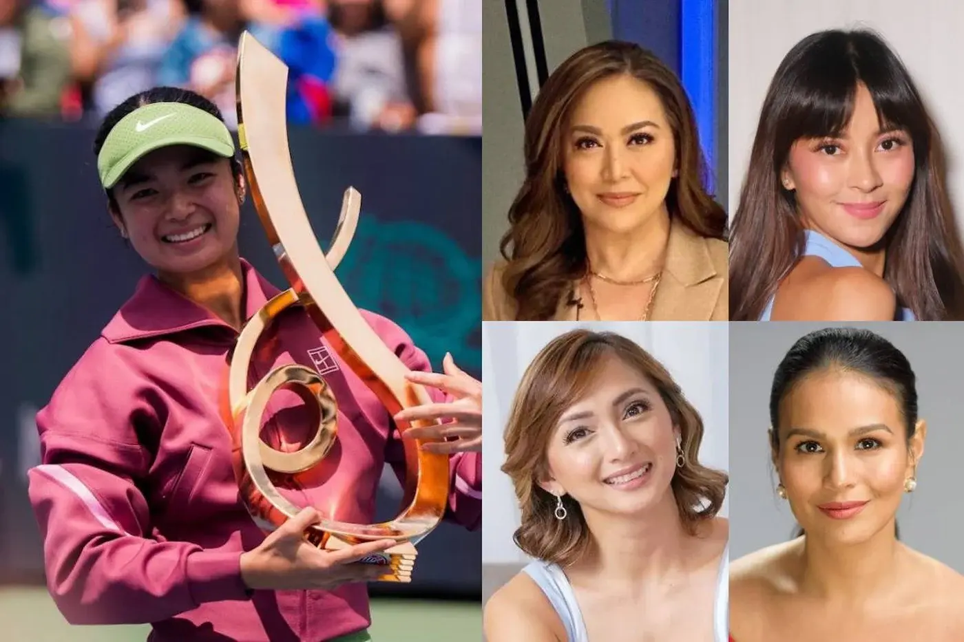 Filipino personalities celebrate Alex Eala's historic Mubadala DC Open victory
